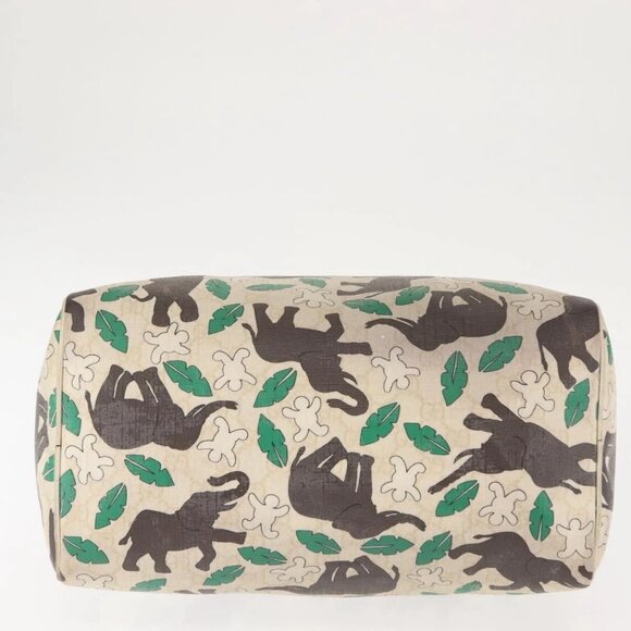 GUCCI GG Supreme Hand Bag PVC White 189895 Auth 146608 - Picture 7 of 16